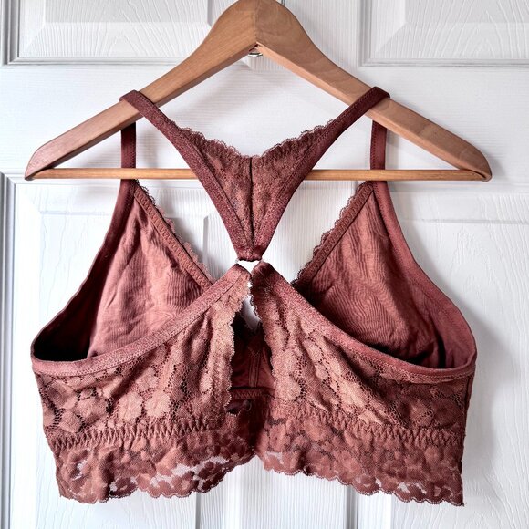 Aerie LAce Plunge Bralette XL EUC - Picture 3 of 5